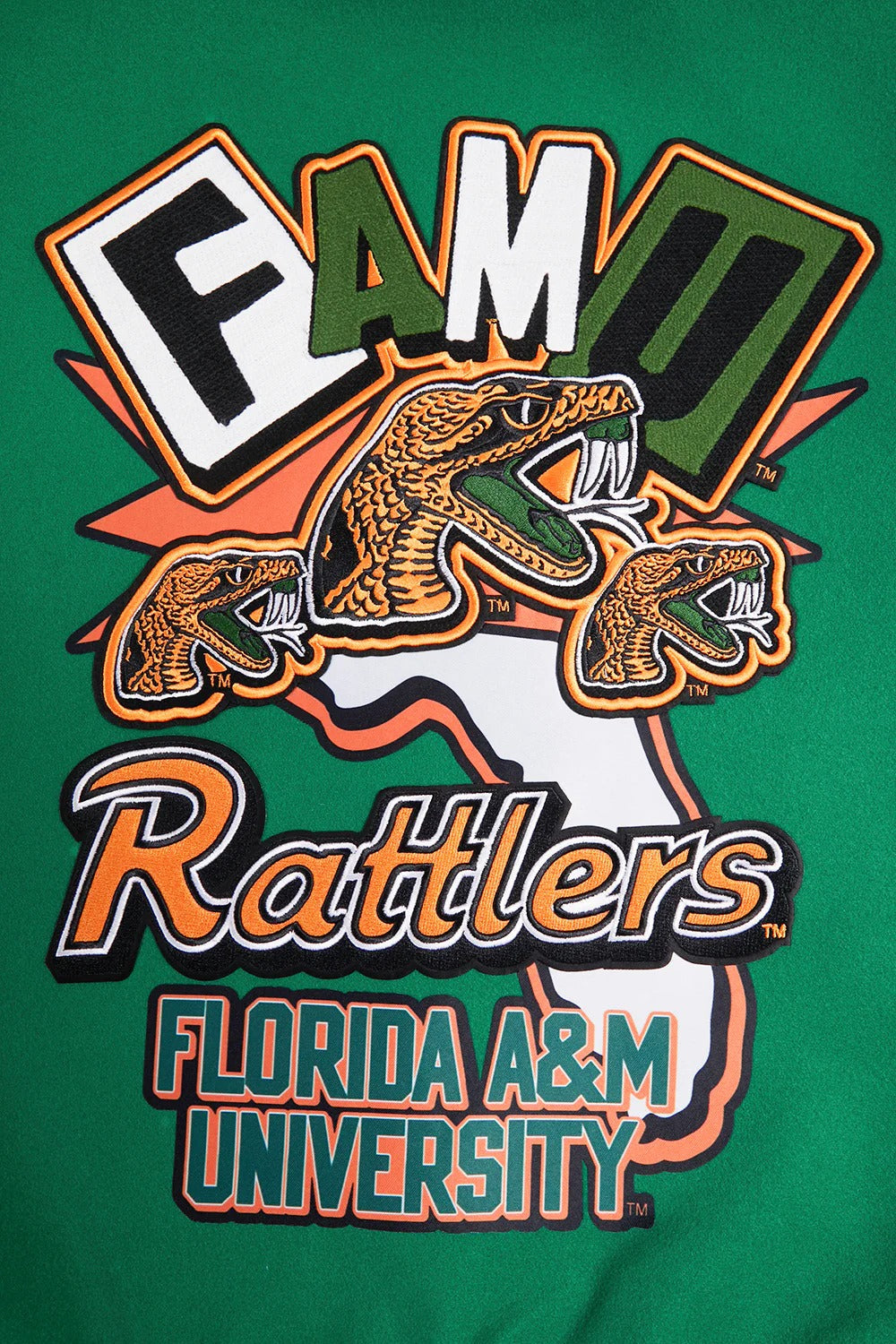 FLORIDA A&M UNIVERSITY HOMECOMING MEN'S WOOL VARSITY JACKET