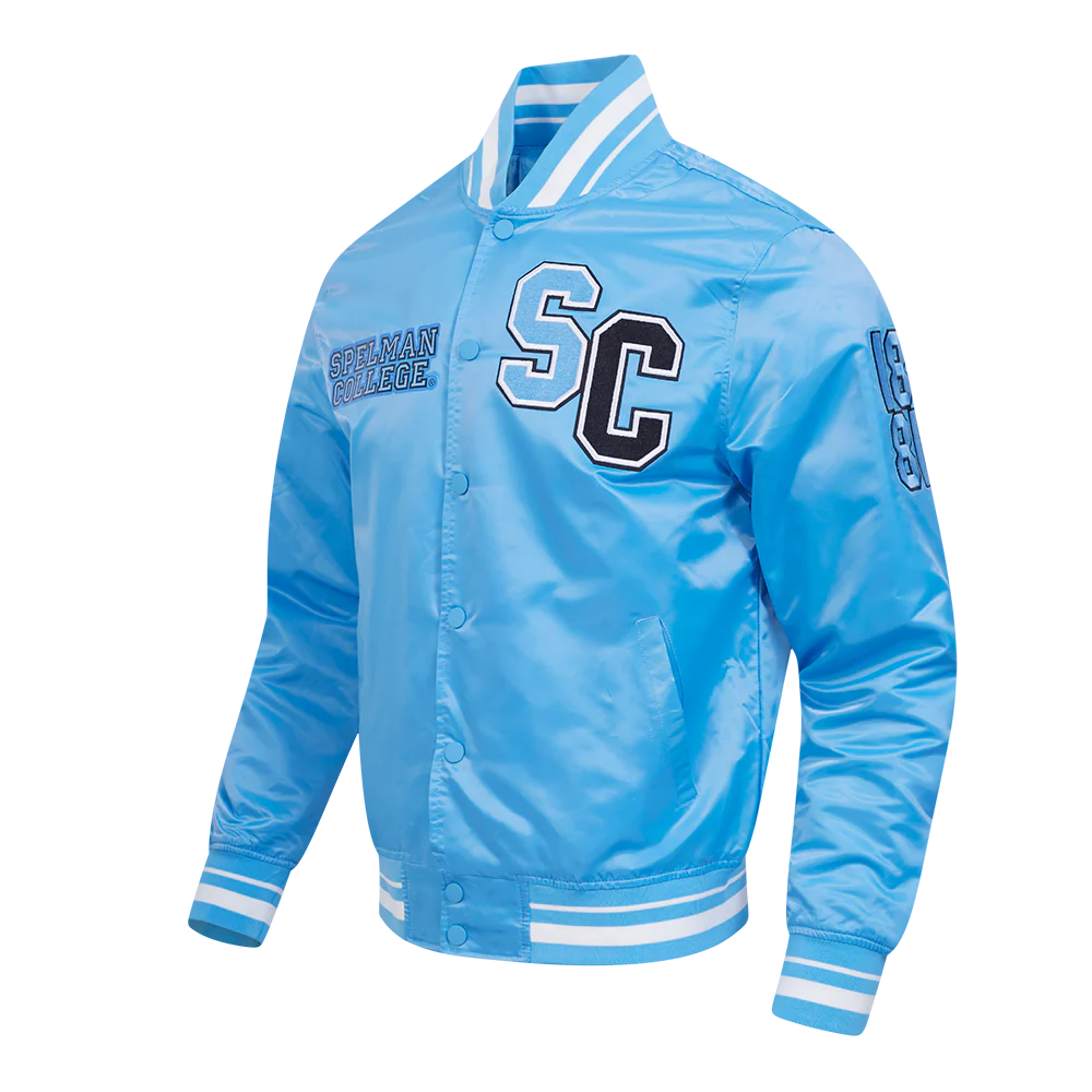 SPELMAN COLLEGE CLASSIC RIB SATIN JACKET