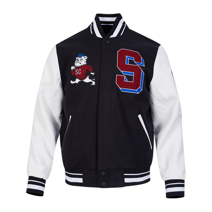 SOUTH CAROLINA STATE UNIVERSITY CLASSIC RIB WOOL VARSITY JACKET