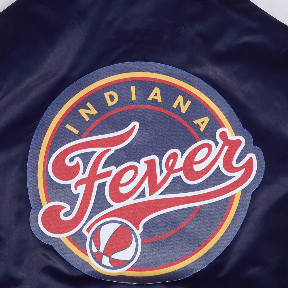 WNBA INDIANA FEVER CLASSIC CHENILLE MEN'S SATIN JACKET