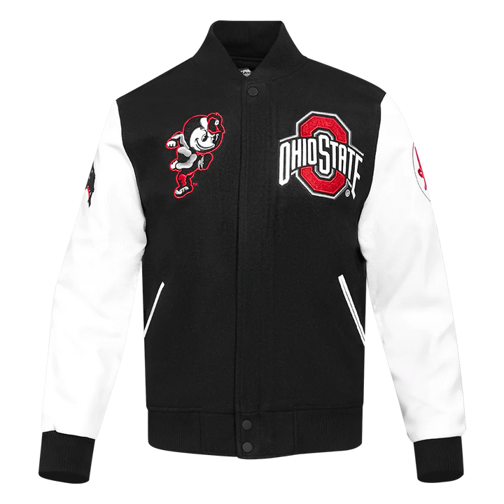OHIO STATE UNIVERSITY CLASSIC MEN'S WOOL VARSITY JACKET