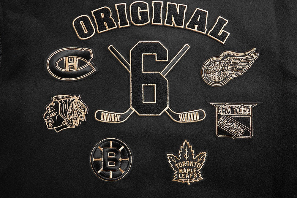 NHL ORIGINAL SIX WOOL VARSITY JACKET
