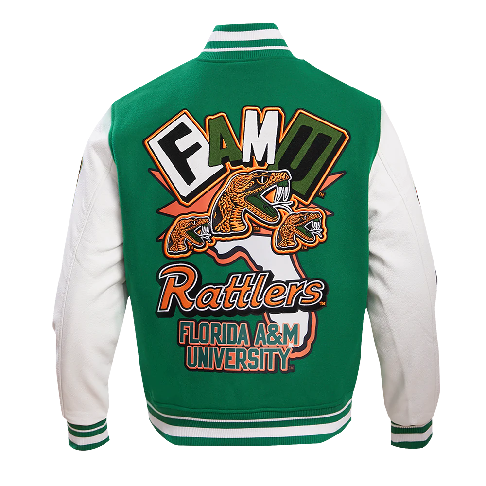 FLORIDA A&M UNIVERSITY HOMECOMING MEN'S WOOL VARSITY JACKET