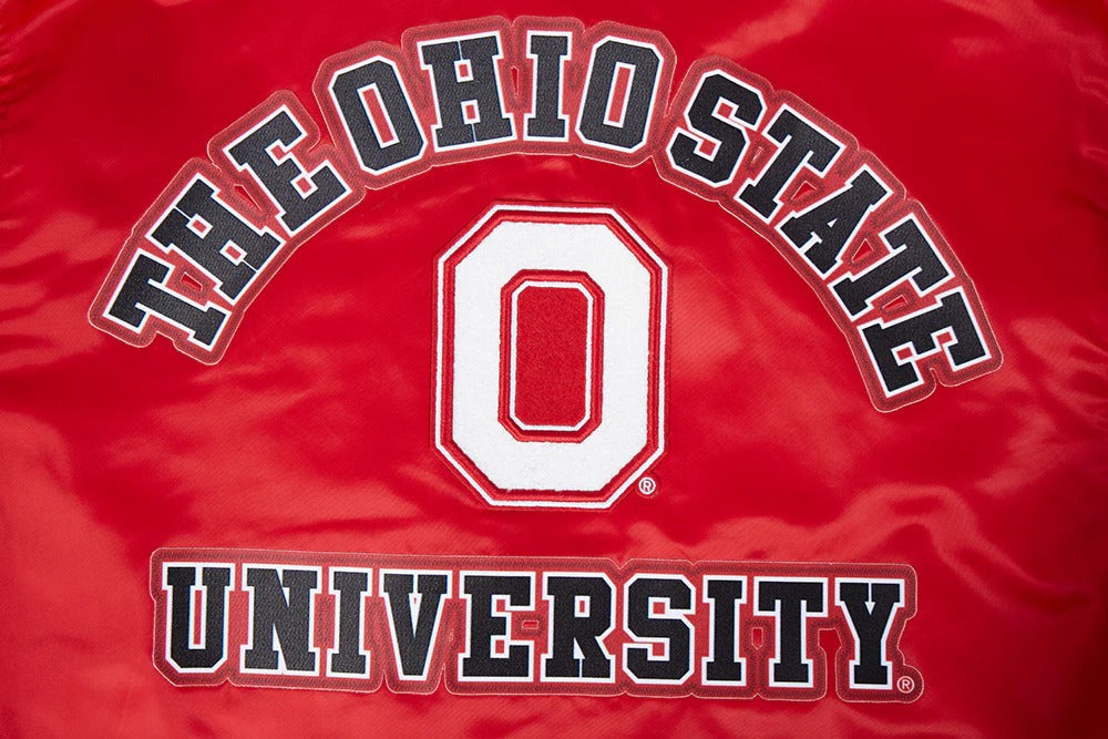 OHIO STATE UNIVERSITY CLASSIC MEN'S RIB SATIN JACKET