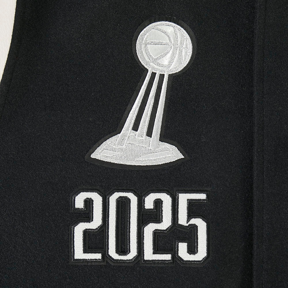 LAS VEGAS ACES WNBA FINALS 2025 MEN'S RIB WOOL VARSITY JACKET
