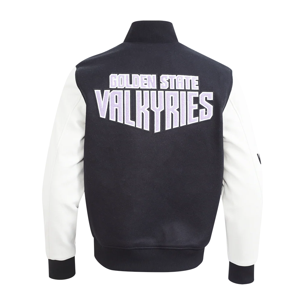 WNBA GOLDEN STATE VALKYRIES CLASSIC CHENILLE MEN'S WOOL VARSITY JACKET