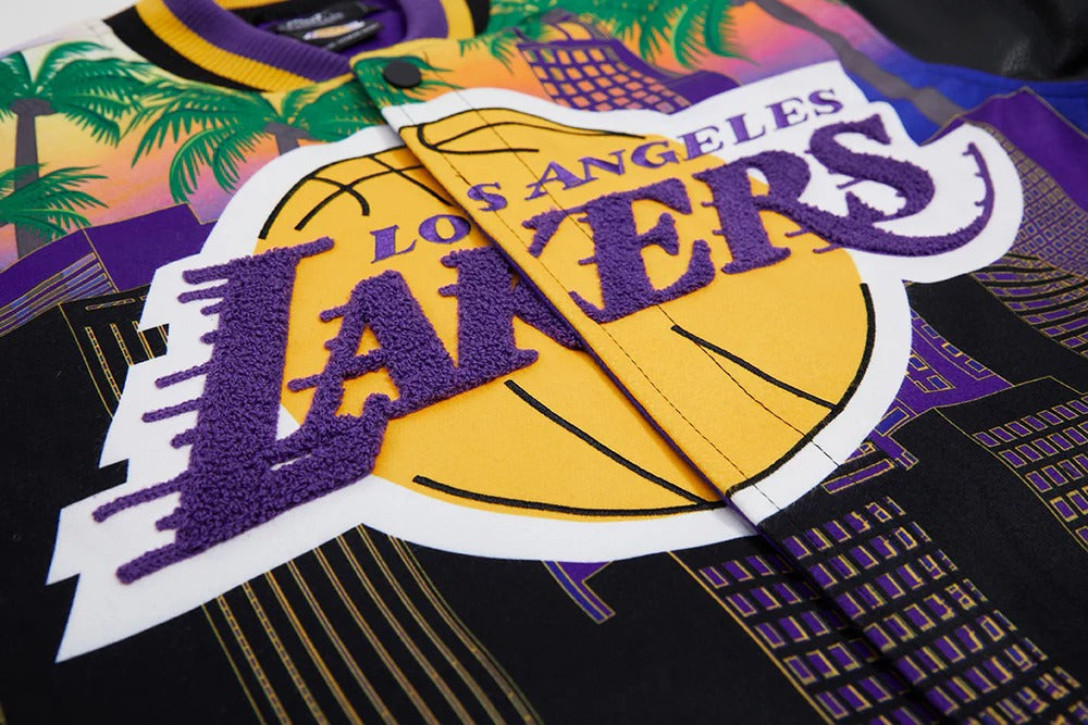 NBA LOS ANGELES LAKERS REMIX MEN'S VARSITY JACKET