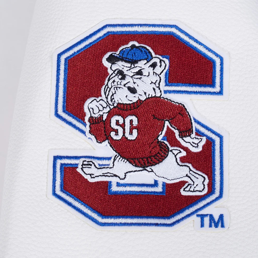 SOUTH CAROLINA STATE UNIVERSITY CLASSIC RIB WOOL VARSITY JACKET