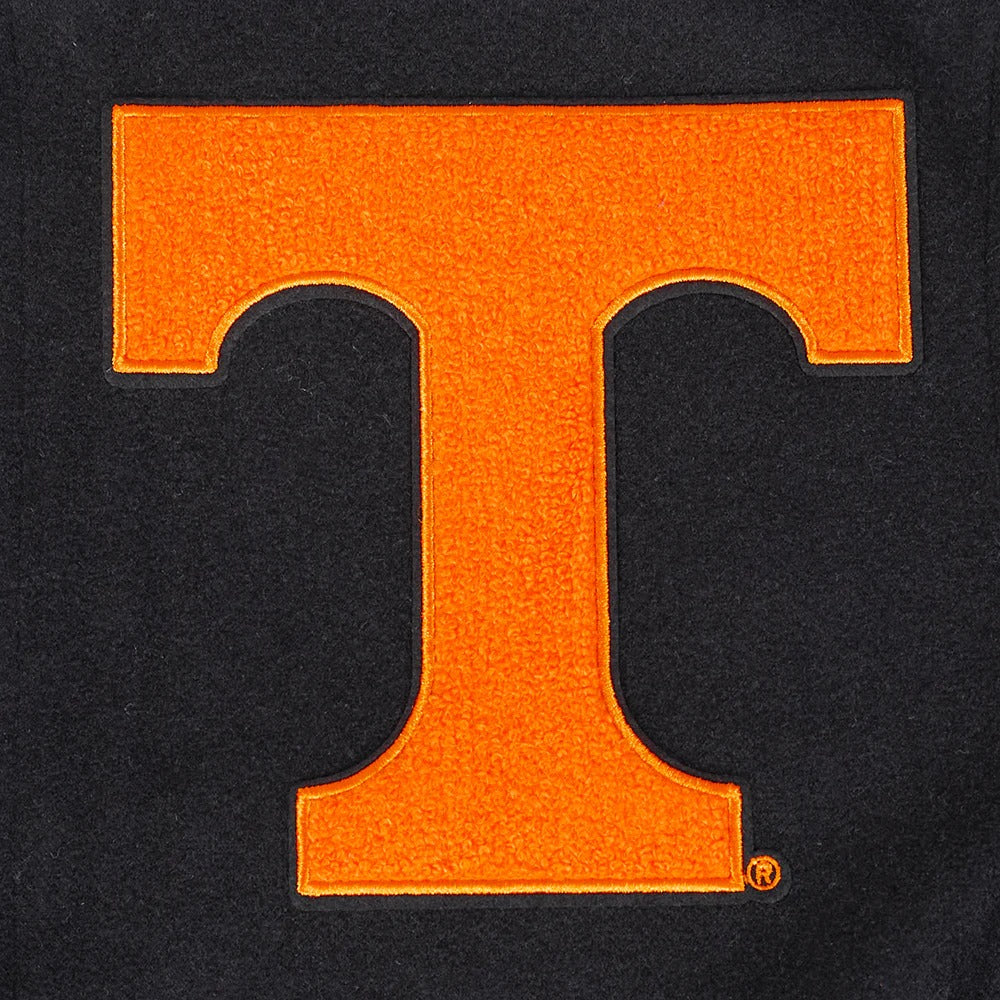 UNIVERSITY OF TENNESSEE CLASSIC MEN'S RIB WOOL VARSITY JACKET