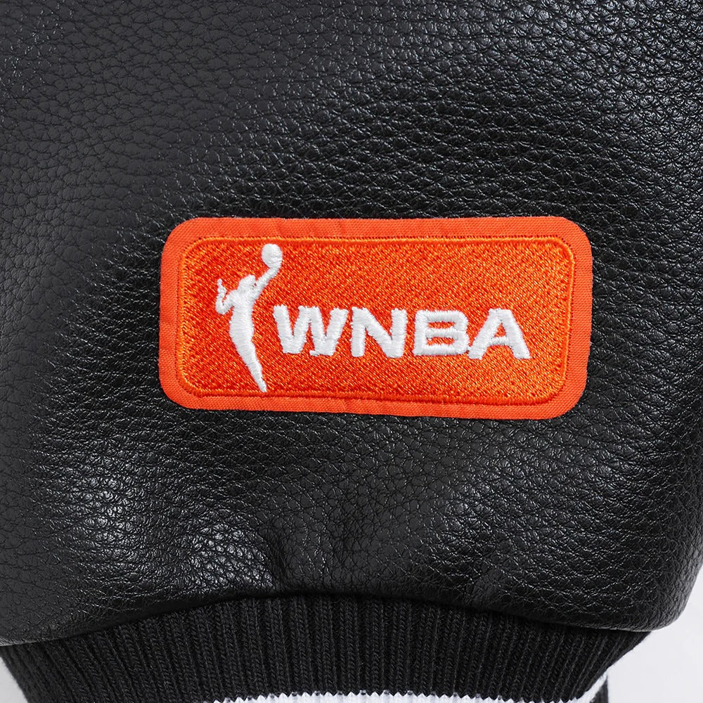 WNBA NEW YORK LIBERTY RETRO CLASSICS MEN'S RIB WOOL VARSITY JACKET