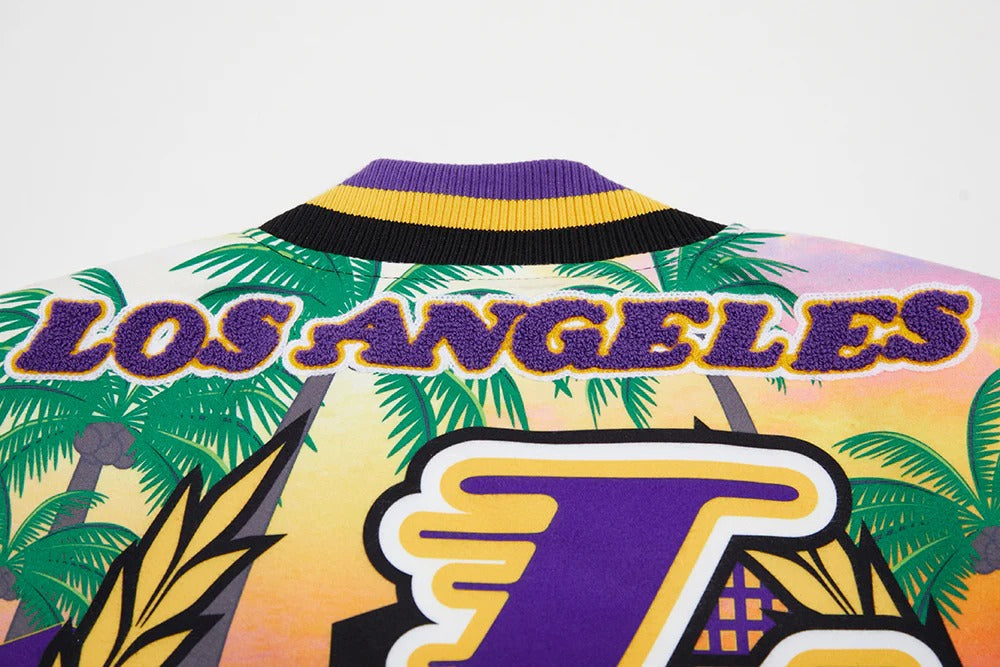 NBA LOS ANGELES LAKERS REMIX MEN'S VARSITY JACKET