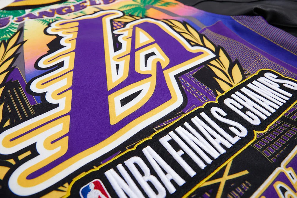NBA LOS ANGELES LAKERS REMIX MEN'S VARSITY JACKET