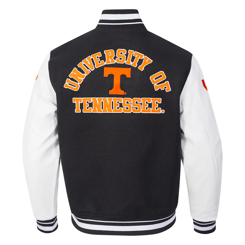 UNIVERSITY OF TENNESSEE CLASSIC MEN'S RIB WOOL VARSITY JACKET