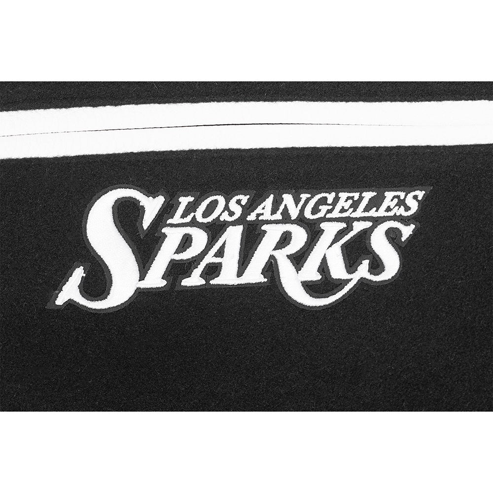 WNBA LOS ANGELES SPARKS CLASSIC CHENILLE MEN'S WOOL VARSITY JACKET