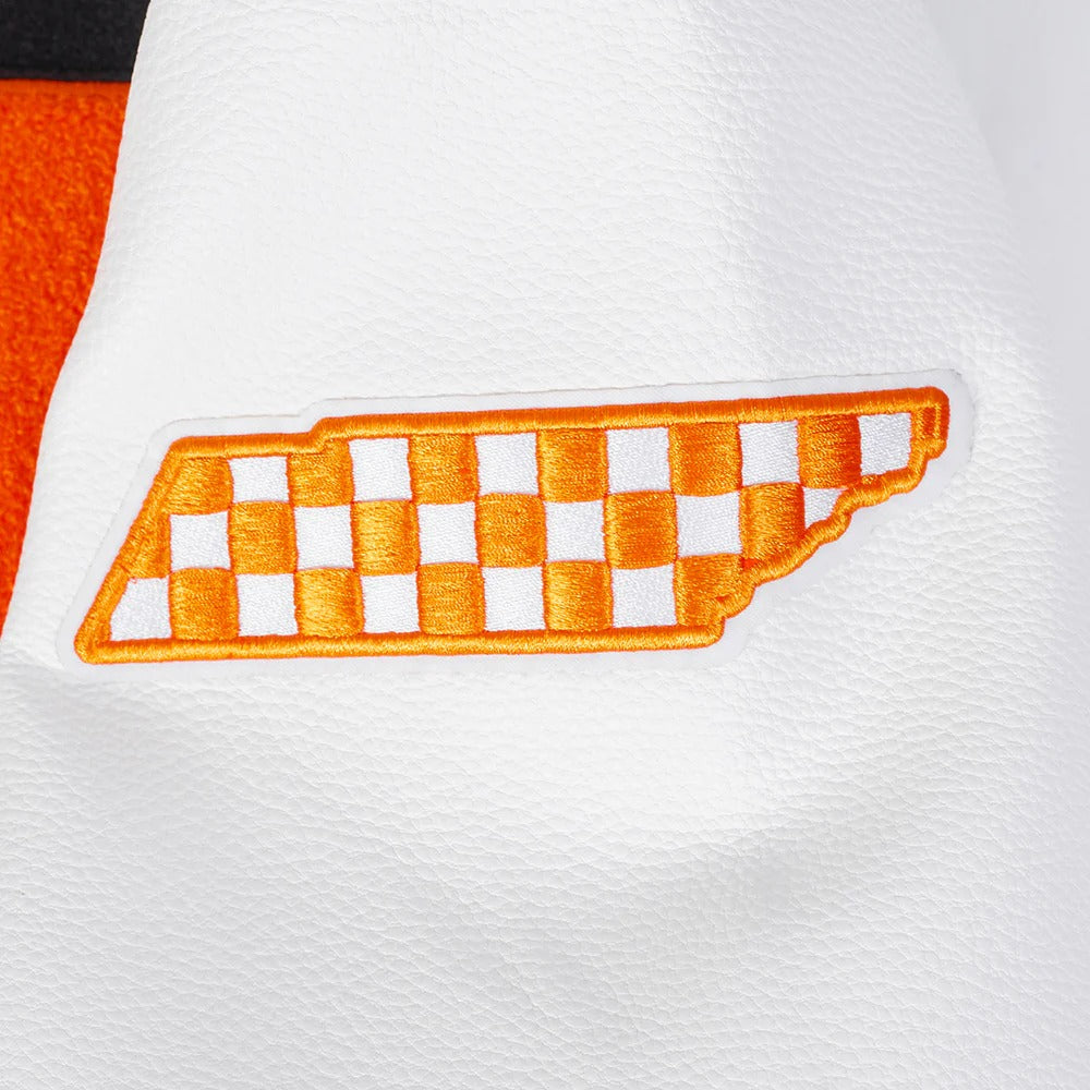 UNIVERSITY OF TENNESSEE CLASSIC MEN'S RIB WOOL VARSITY JACKET