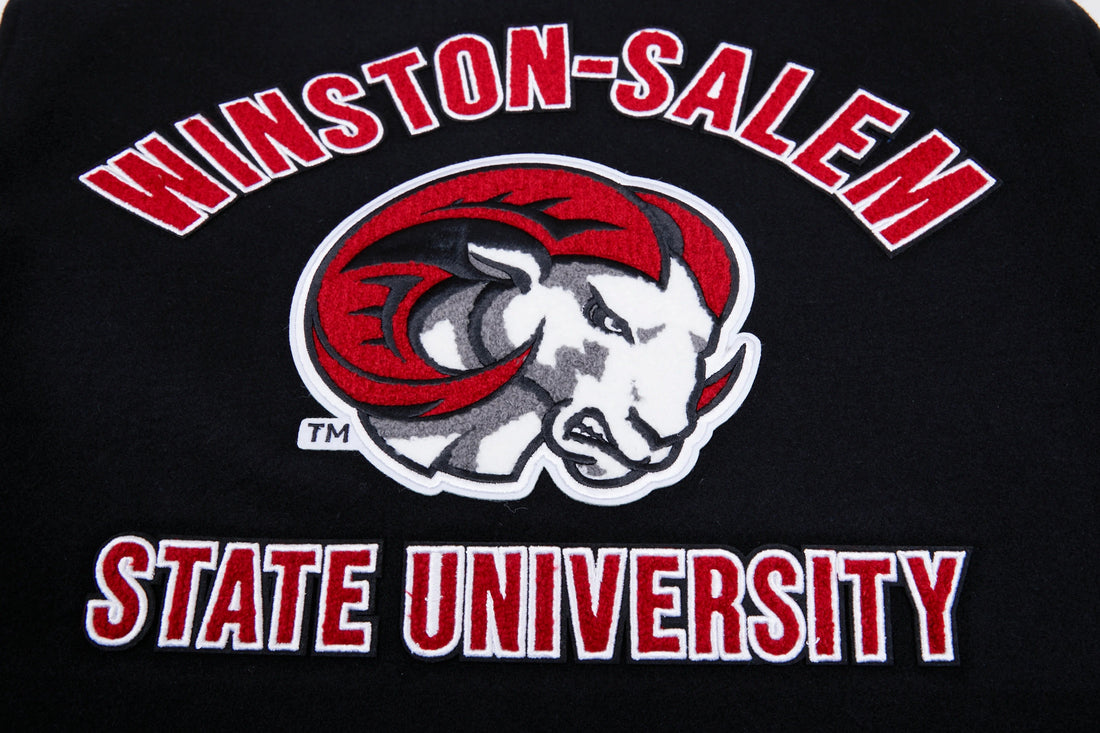 WINSTON SALEM STATE UNIVERSITY CLASSIC WOOL VARSITY JACKET