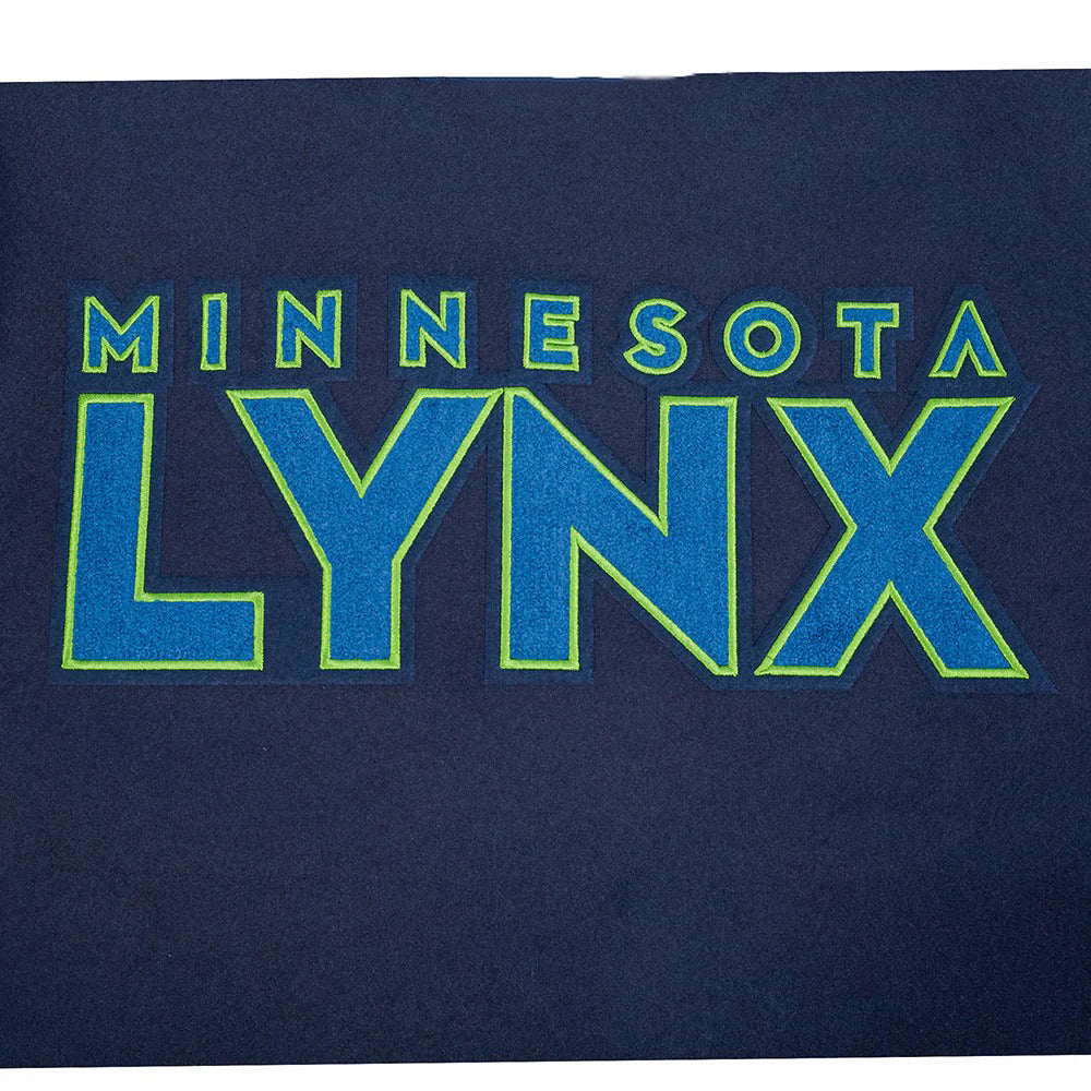 WNBA MINNESOTA LYNX CLASSIC CHENILLE MEN'S WOOL VARSITY JACKET