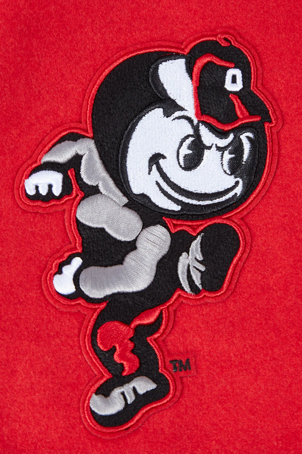 OHIO STATE UNIVERSITY CLASSIC MEN'S RIB WOOL VARSITY JACKET