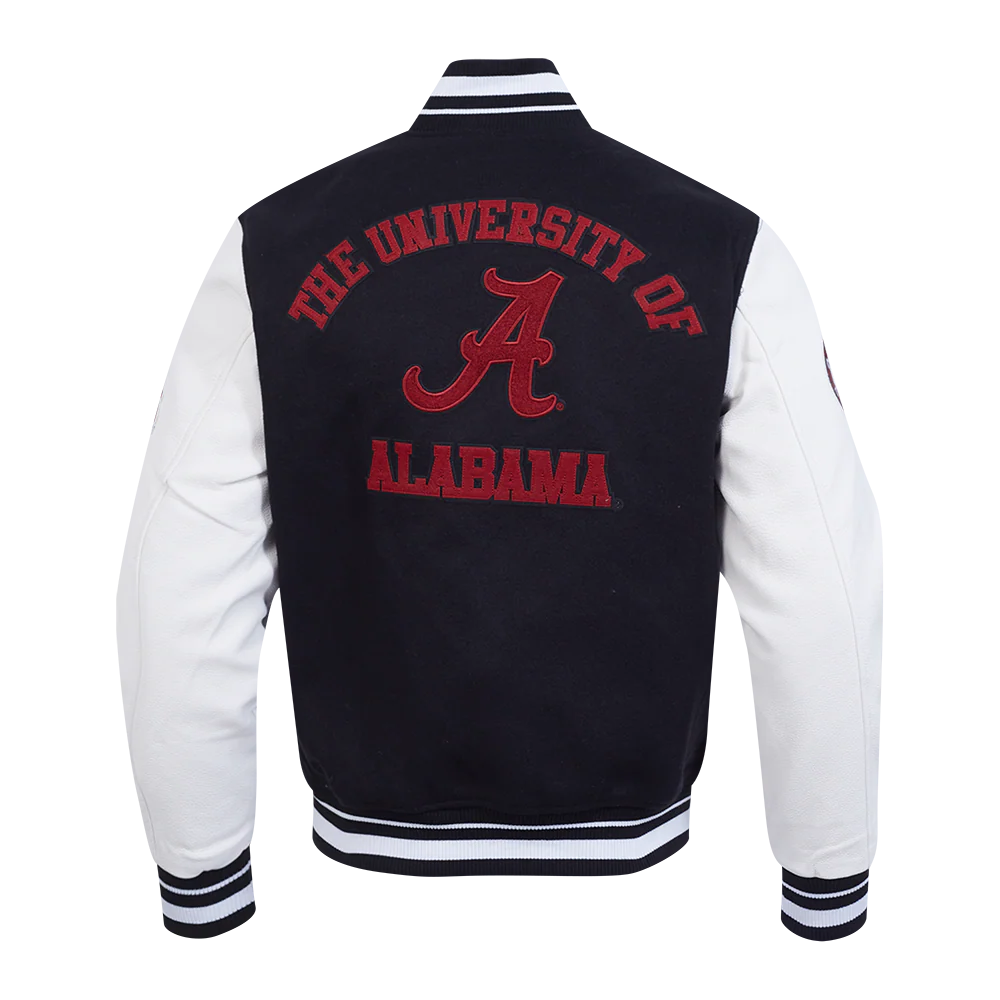 UNIVERSITY OF ALABAMA CLASSIC RIB WOOL VARSITY JACKET
