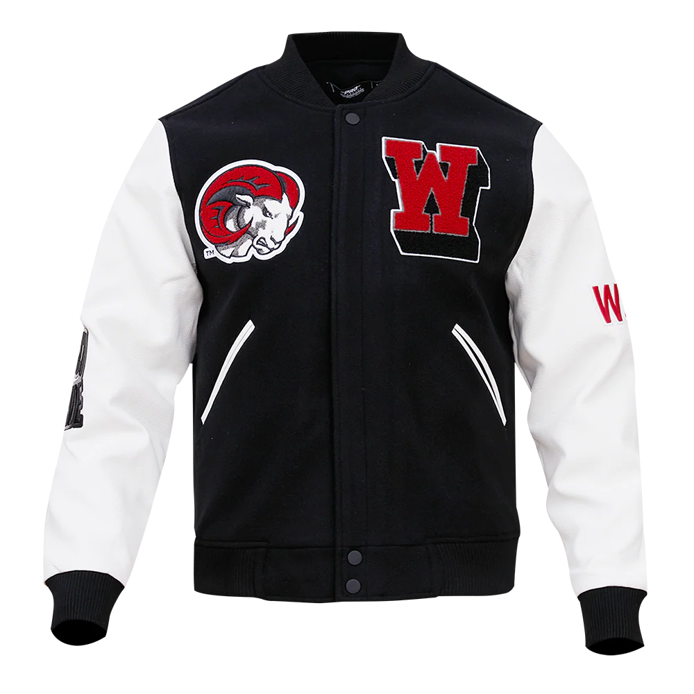 WINSTON SALEM STATE UNIVERSITY CLASSIC WOOL VARSITY JACKET