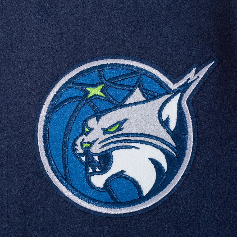 WNBA MINNESOTA LYNX CLASSIC CHENILLE MEN'S WOOL VARSITY JACKET