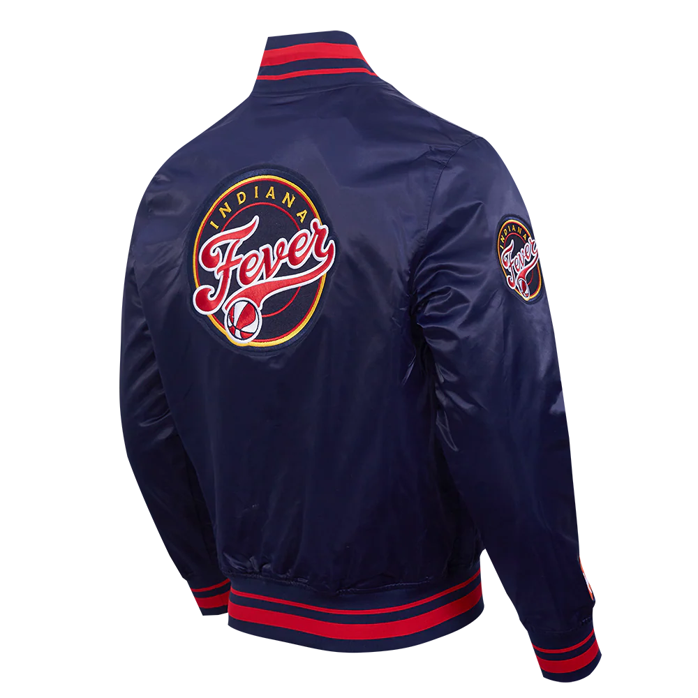 WNBA INDIANA FEVER CITY RANSOM MEN'S RIB SATIN JACKET