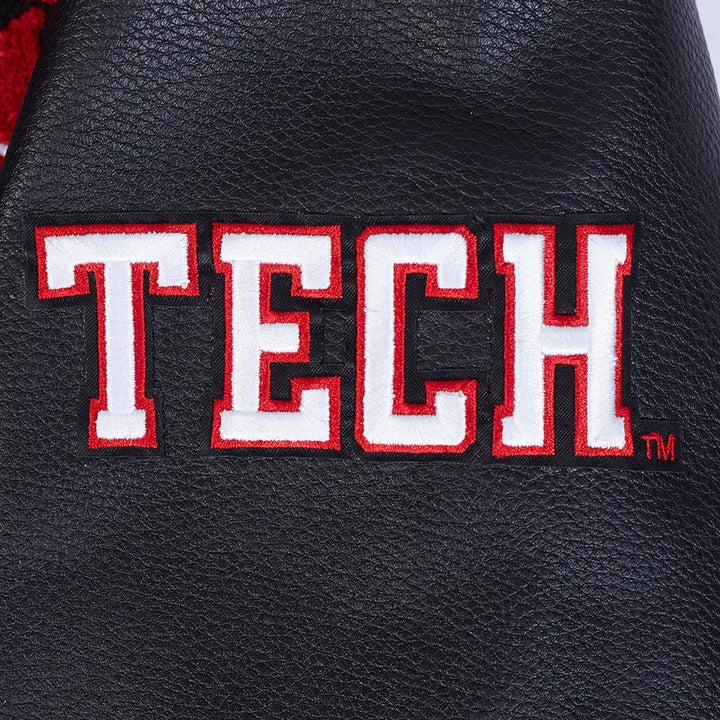 TEXAS TECH UNIVERSITY CLASSIC MEN'S RIB WOOL VARSITY JACKET