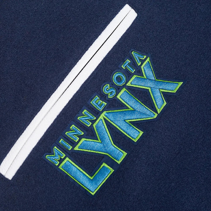 WNBA MINNESOTA LYNX CLASSIC CHENILLE MEN'S WOOL VARSITY JACKET