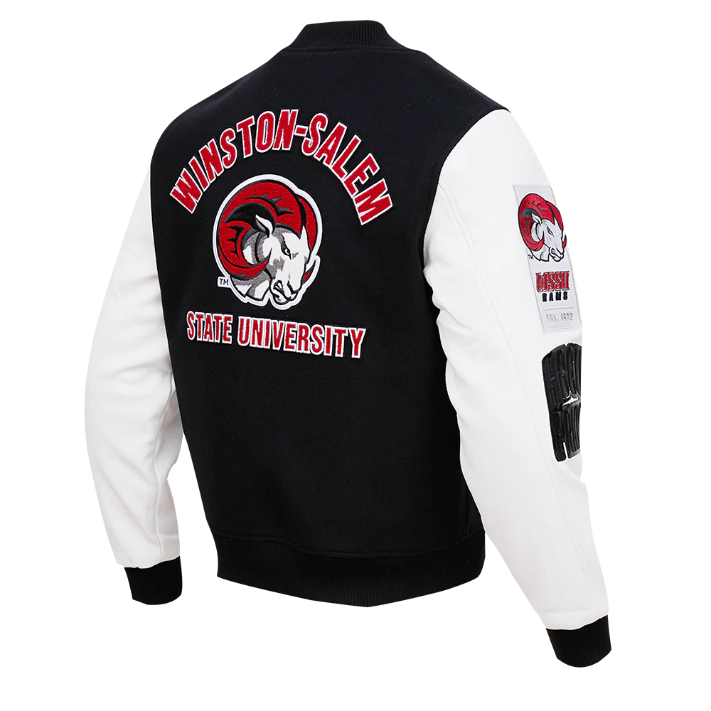 WINSTON SALEM STATE UNIVERSITY CLASSIC WOOL VARSITY JACKET