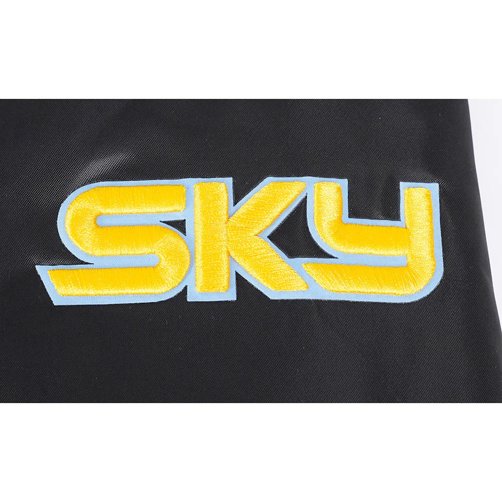 WNBA CHICAGO SKY CITY RANSOM MEN'S RIB SATIN JACKET