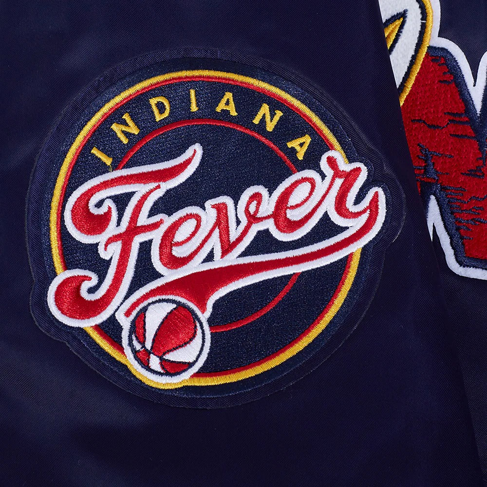 WNBA INDIANA FEVER CITY RANSOM MEN'S RIB SATIN JACKET