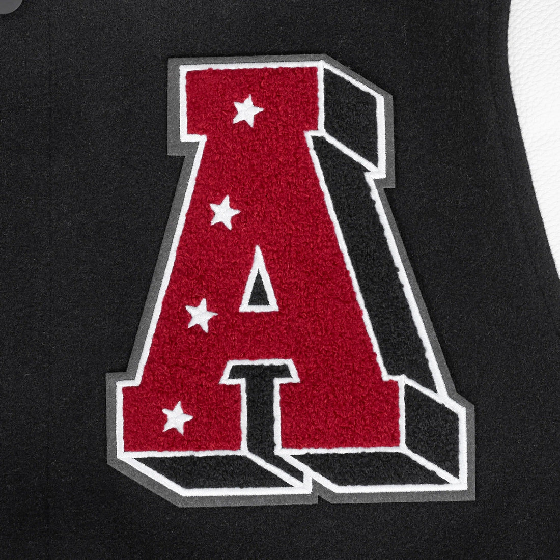 UNIVERSITY OF ARKANSAS CLASSIC MEN'S RIB WOOL VARSITY JACKET