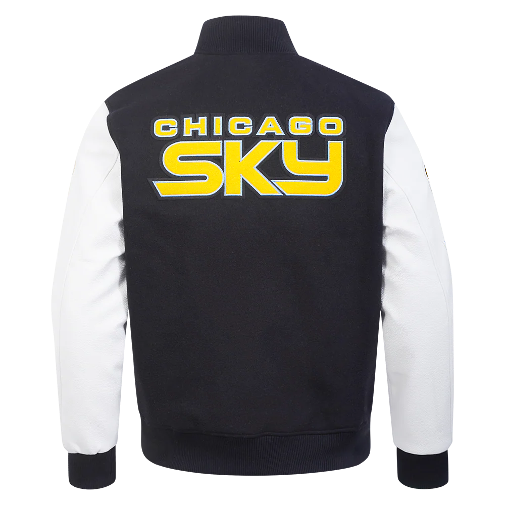 WNBA CHICAGO SKY CLASSIC CHENILLE MEN'S WOOL VARSITY JACKET
