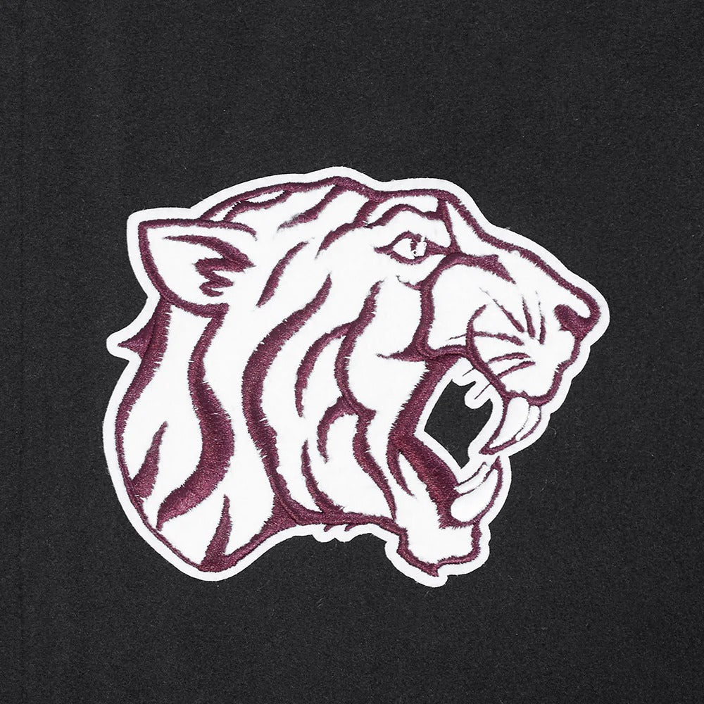 TEXAS SOUTHERN UNIVERSITY CLASSIC RIB WOOL VARSITY JACKET