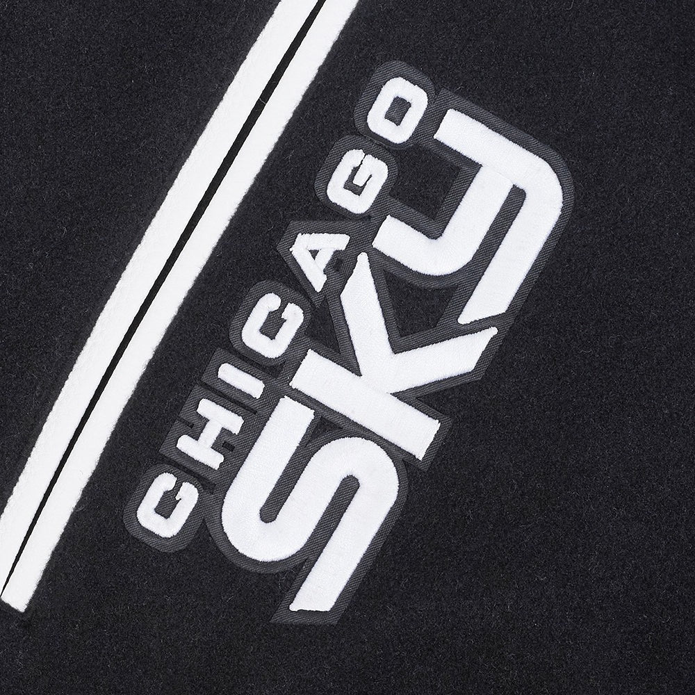 WNBA CHICAGO SKY CLASSIC CHENILLE MEN'S WOOL VARSITY JACKET