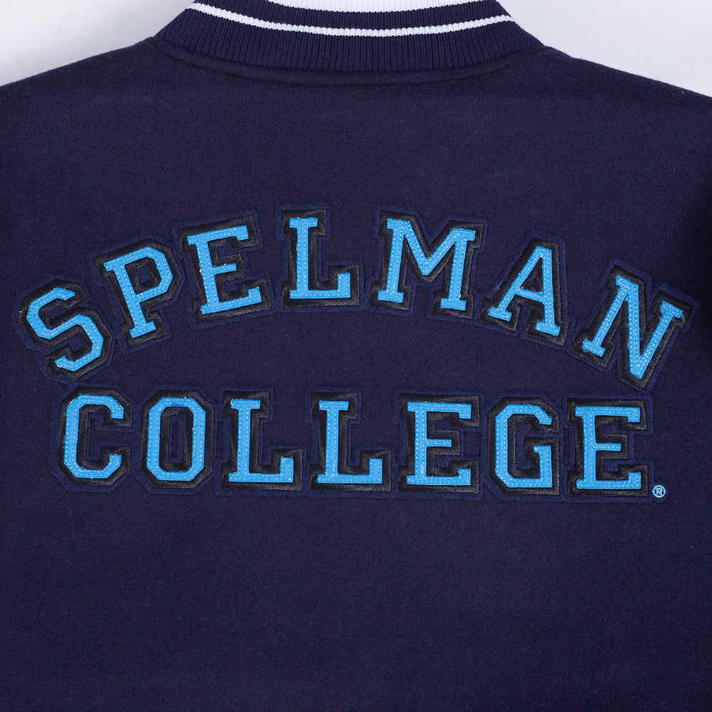 SPELMAN COLLEGE CLASSIC RIB VARSITY JACKET