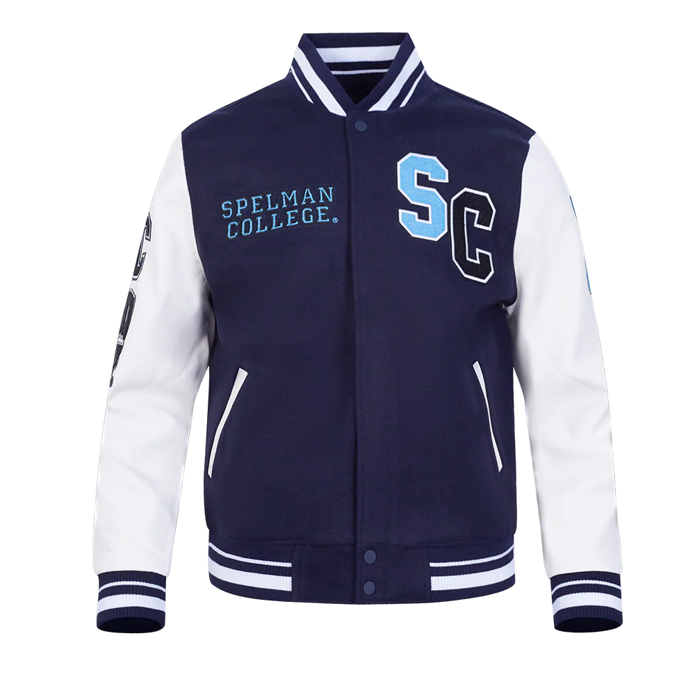 SPELMAN COLLEGE CLASSIC RIB VARSITY JACKET