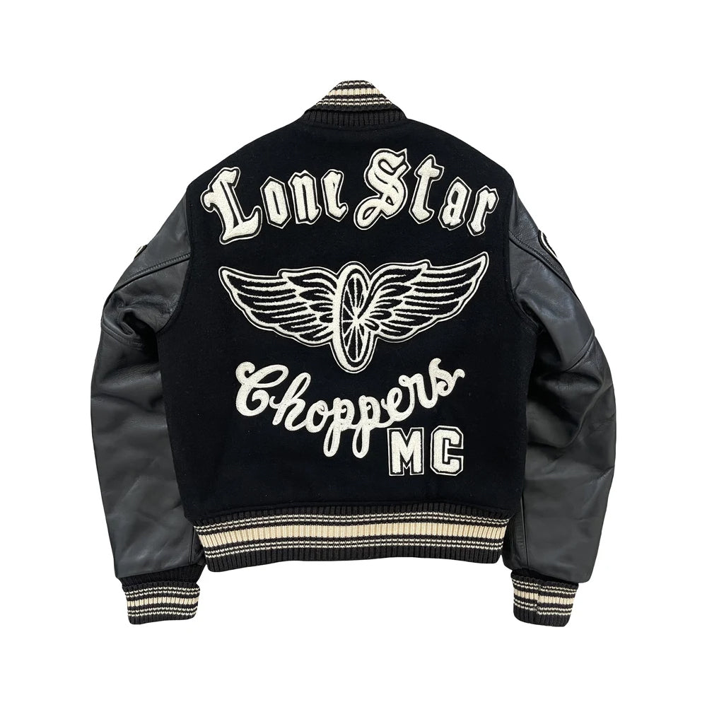 Classic Letterman Premium Varsity Jacket – Wool Body & Leather Sleeves