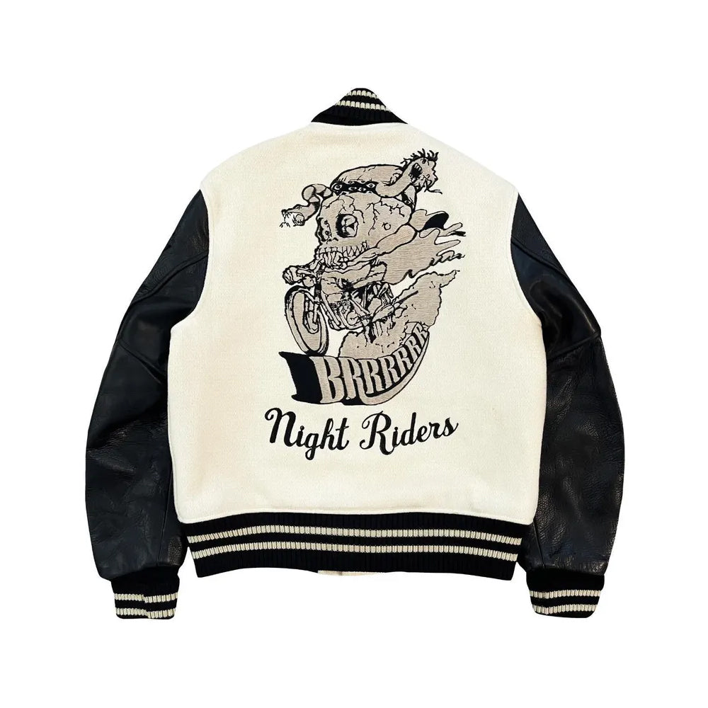 Classic Letterman Premium Varsity Jacket – Wool Body & Leather Sleeves