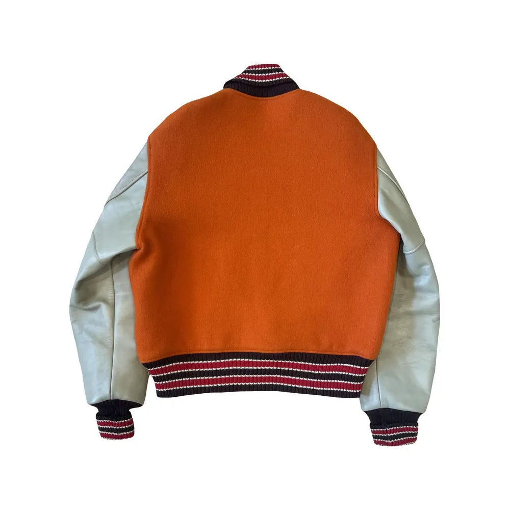 Classic Letterman Premium Varsity Jacket – Wool Body & Leather Sleeves