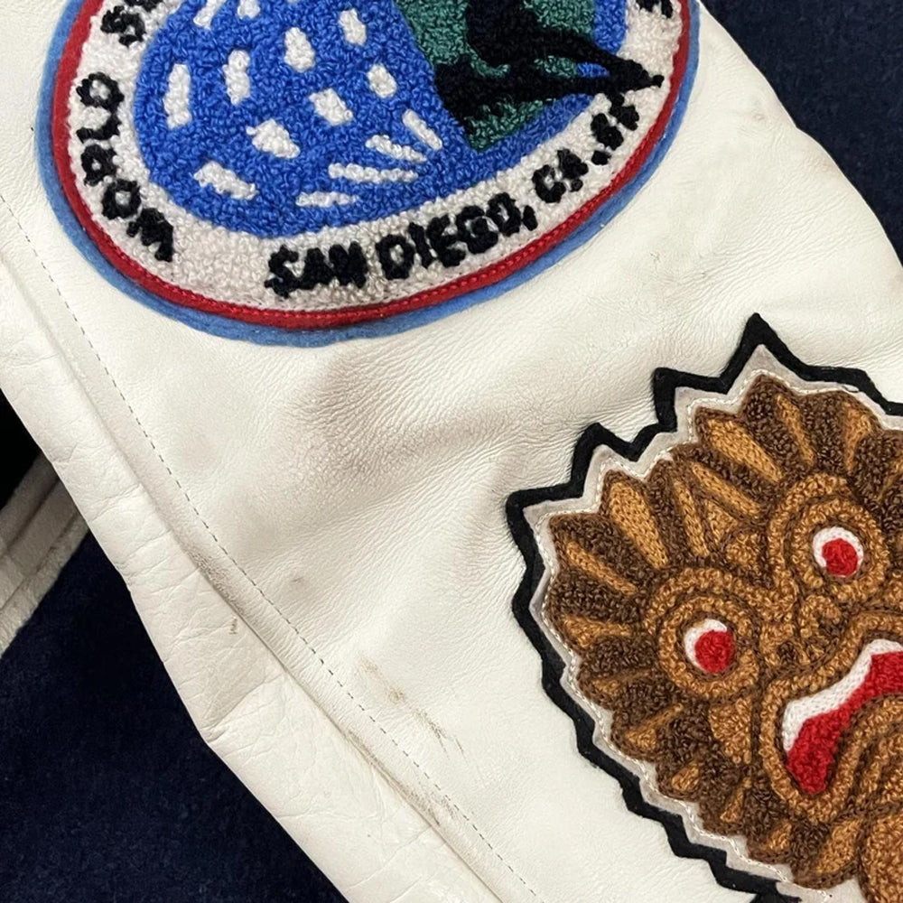 Classic Letterman Premium Varsity Jacket – Wool Body & Leather Sleeves