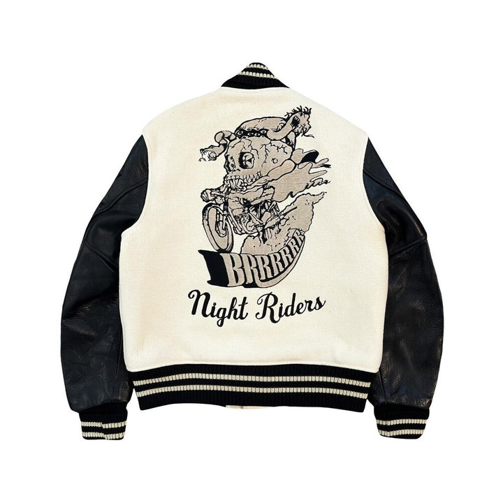 Classic Letterman Premium Varsity Jacket – Wool Body & Leather Sleeves