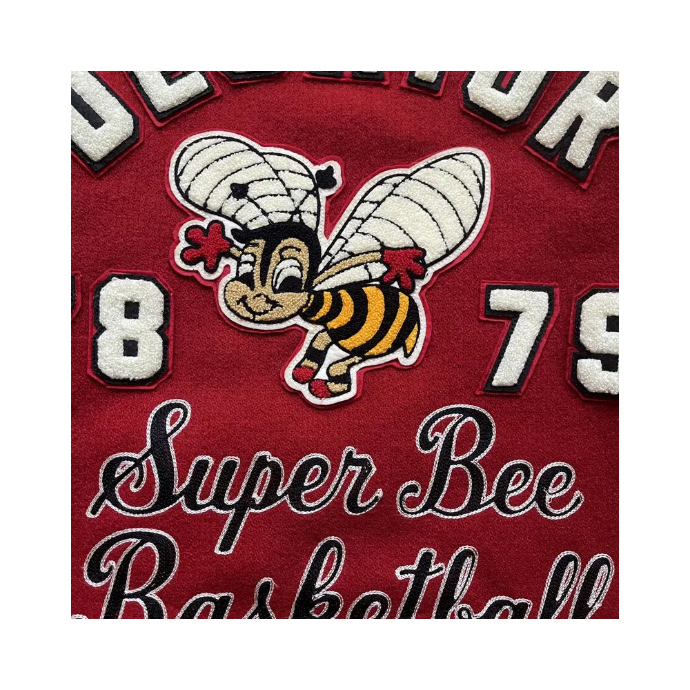 Classic Letterman Premium Varsity Jacket – Wool Body & Leather Sleeves