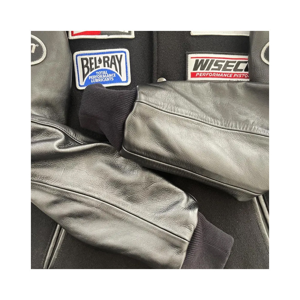 Classic Letterman Premium Varsity Jacket – Wool Body & Leather Sleeves