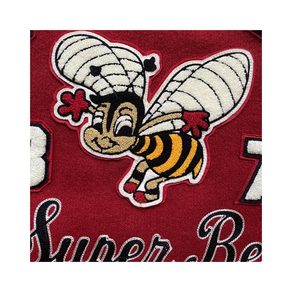 Classic Letterman Premium Varsity Jacket – Wool Body & Leather Sleeves