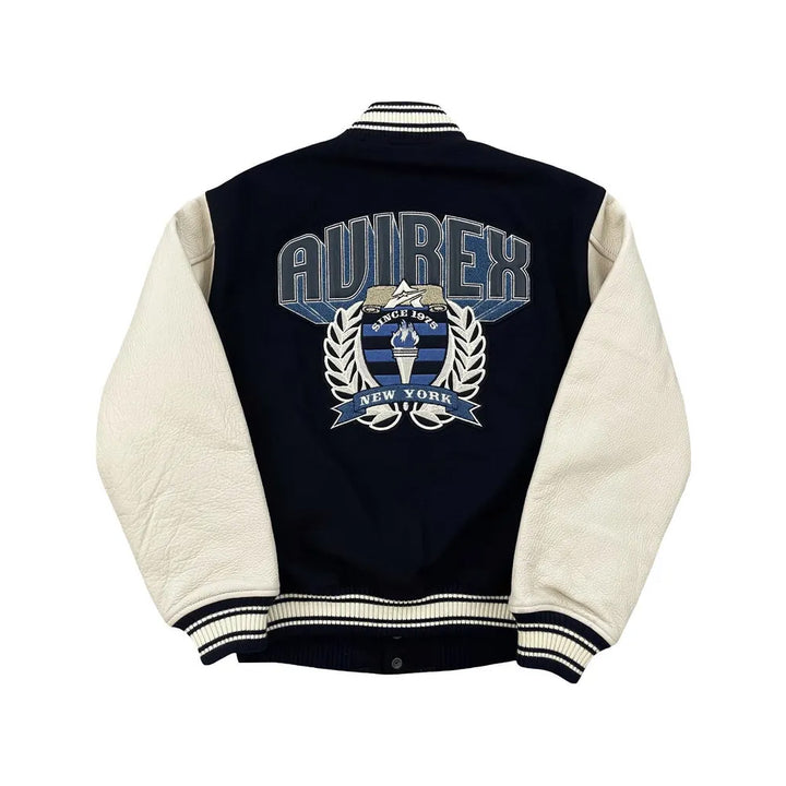 Classic Letterman Premium Varsity Jacket – Wool Body & Leather Sleeves