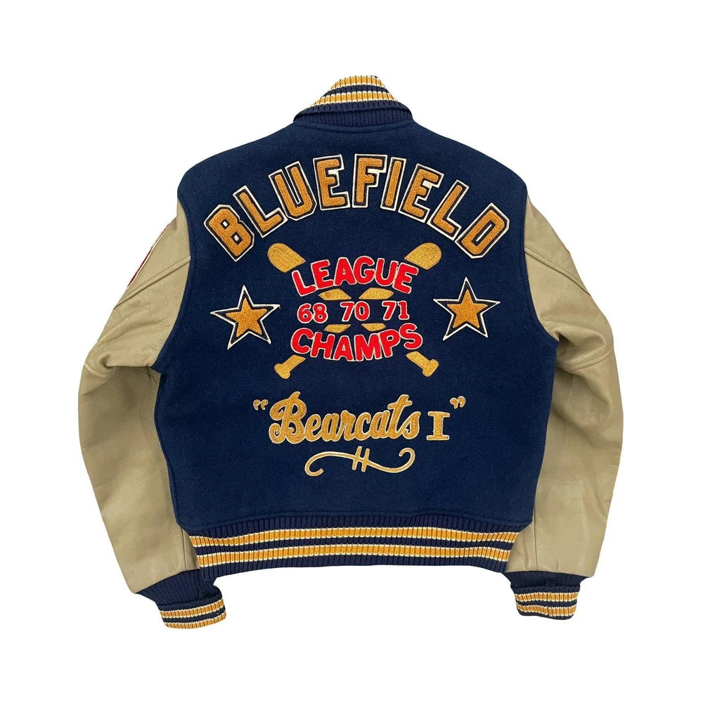 Classic Letterman Premium Varsity Jacket – Wool Body & Leather Sleeves