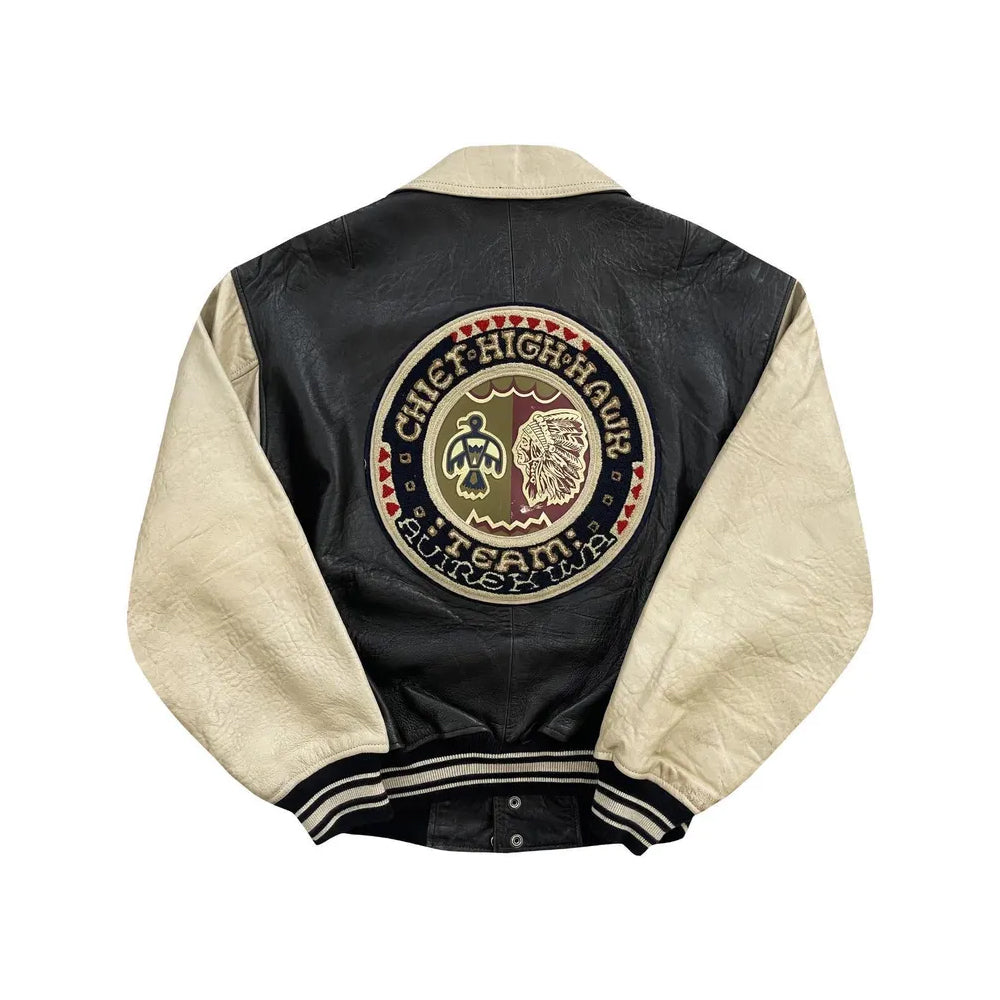 Classic Letterman Premium Varsity Jacket – Wool Body & Leather Sleeves