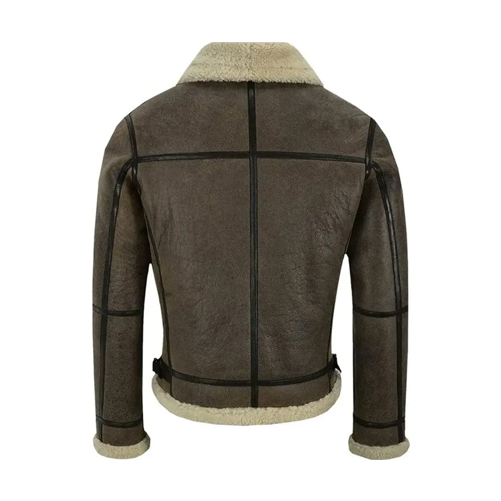 Vincent Air Force SF Flying Bomber Lambskin Leather Jacket
