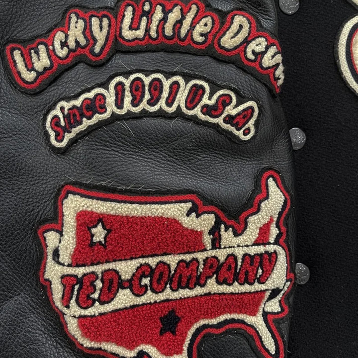 Classic Letterman Premium Varsity Jacket – Wool Body & Leather Sleeves